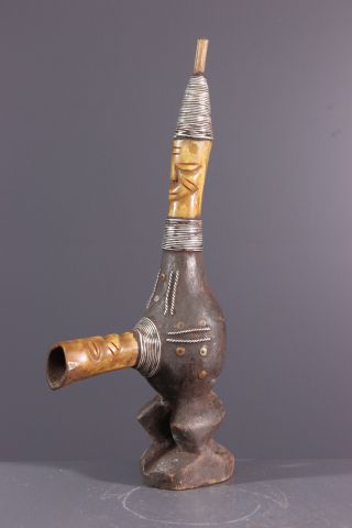 Kuba Smoking Pipe African Tribal Art Africain Africana Afrikanische Kunst