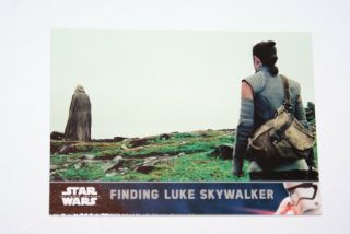 Topps Star Wars Force Awakens Series 2 Short Print 101 “finding Luke Skywalker "