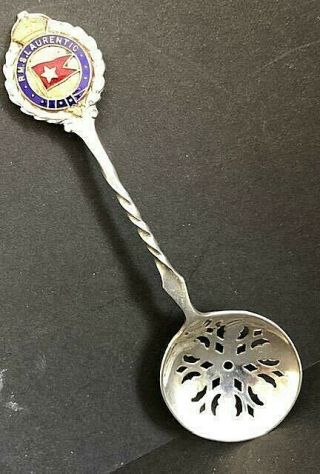 WHITE STAR LINE R.  M.  S.  LAURENTIC VINTAGE SILVER PLATED SUGAR SIFTER,  1908 - 1917 2