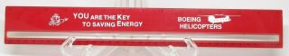 Vintage Boeing Helicopters Chinook You Are The Key To Saving Energy Ruler
