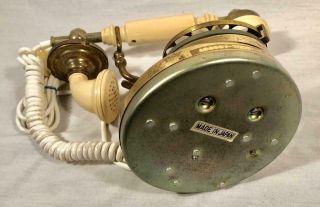 VINTAGE FRENCH STYLE ROTARY DIAL TELEPHONE MADE IN JAPAN ALL THE WAY 4