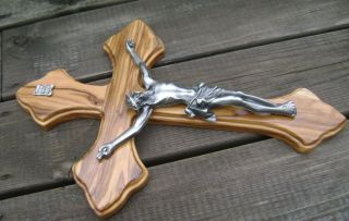 Large Like wood wooded Jesus Christ wall Cross Crucifix Religion Catholic Gifts 2