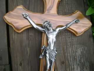 Large Like wood wooded Jesus Christ wall Cross Crucifix Religion Catholic Gifts 6