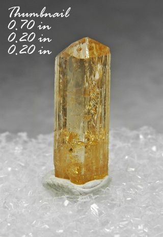 Imperial Topaz Minas Gerais Brazil Minerals Crystals Gem - Thn