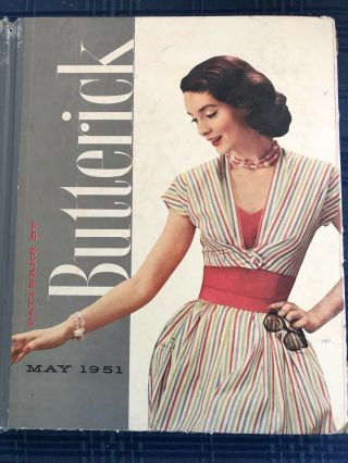 Butterick Pattern Counter Book May 1951