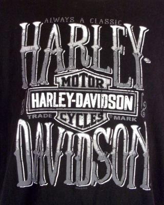 euc Harley Davidson Motorcycles T - Shirt Panama City Beach FL 2015 sz 3XL 4