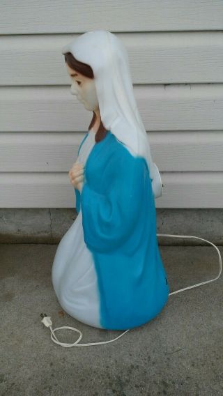 Vintage Mary Nativity Empire Plastics Blow Mold 2