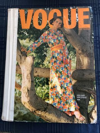 Vogue Pattern Counter Book July 1970
