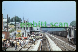 Slide,  N&w Norfolk & Western Princeton Wv Station Depot,  1974