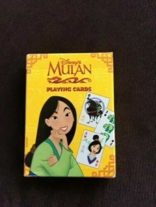 Disney Mulan Playing Cards By The U S Playing Card Co