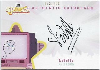 2019 Cryptozoic Steven Universe Estelle As Spoon Auto/autograph 23/150