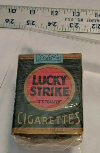 Lucky Strike Wind - Up No.  71 Trick Cigarette Package.  Rare