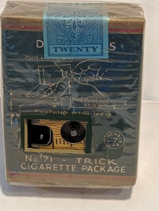 Lucky Strike WIND - UP No.  71 TRICK CIGARETTE PACKAGE.  RARE 3
