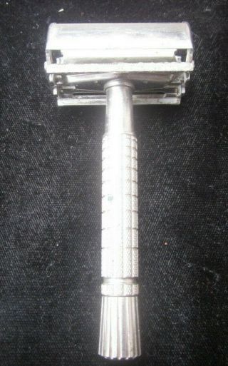 Vintage Gillette Razor G - 2 Double Edged Old Rare Fully Functional