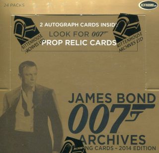 James Bond 007 Archives 2014 Edition Trading Card Box