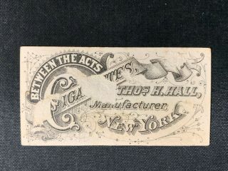 1880 N342 Between The Acts & Bravo Cigarettes Miss Cone 2