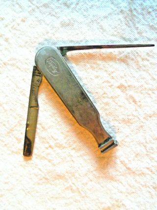 Pipe Cleaner Pocket Tool - Tamper Pick - Vintage Rocket Reamer - Barling - Czech