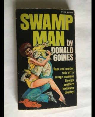 Swamp Man By Donald Grimes,  1st Printing,  1974,  Paperback Collectible