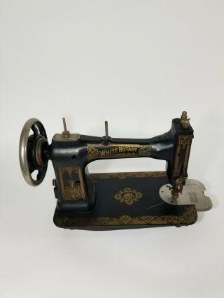 Vintage (white Rotary) Sewing Machine For Parts/repair