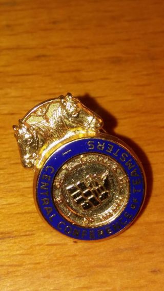 Vintage Central Conference Teamsters Union Lapel Pin I.  B.  Of T.  C.  W.  & H.  Of A.