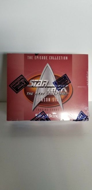 Star Trek The Next Generation Season 6 Collector Trading Pack Card Box