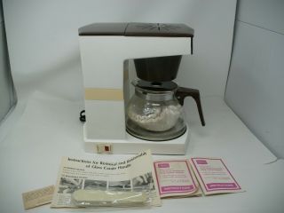 Vintage Automatic Drip Coffee Maker Sears Freshlike Iii Brown 10 Cup