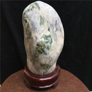 13.  64lb Natural Balin Stone Crystal Mineral Specimen Healing,  Stand Hot3371
