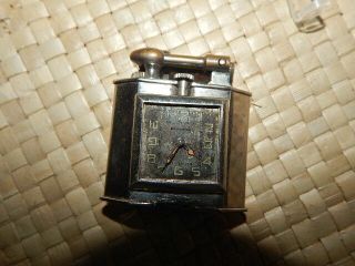 Vintage Watch And Lift Arm Cigarette Lighter