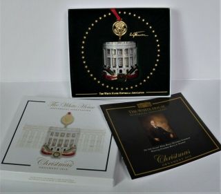 2018 Official White House Christmas Ornament - Harry S.  Truman Balcony/blue Room