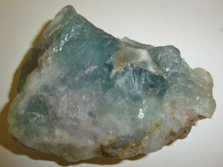 Dino: Blue Fluorite Crystal Specimen,  Mexico - 268 Grams