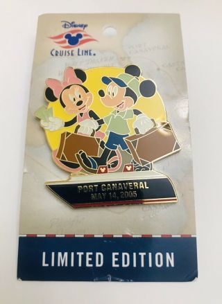 Disney Dcl May 14 Port Canaveral Mickey Mouse & Minnie Mouse Pin