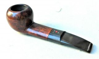 Lightly Smoked Dr.  Plumb 1500 Briar Tobacco Pipe Vintage Red Dot Spot