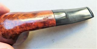 Lightly Smoked Dr.  Plumb 1500 Briar Tobacco Pipe Vintage Red Dot Spot 6