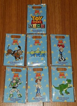 Disney Toy Story Land 2018 Limited Release Box Lunch Exclusive Pin Set Of 7