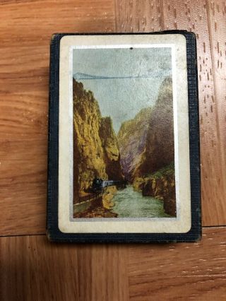 Antique Souvenir Playing Cards Denver & Rio Grande Western Railroad Complete 53 2