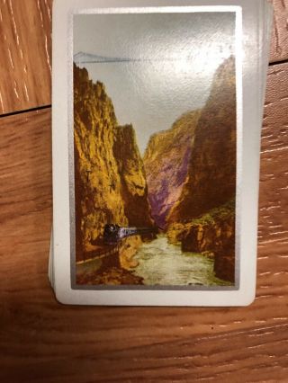 Antique Souvenir Playing Cards Denver & Rio Grande Western Railroad Complete 53 3