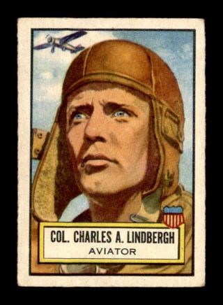 1952 Topps Look N See 30 Charles Lindbergh Sp Vgex X1704142