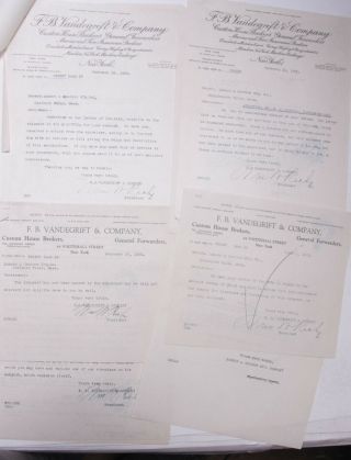 1932 Lamson Goodnow F B Vandegrift Co Nyc Signed Ephemera P058b