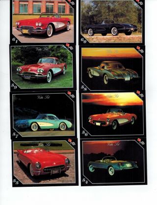 1991 Car Set Complete 100 Card Set Chevrolet Corvette 2019 Automobile
