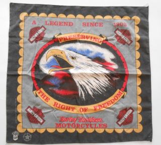 Preserving The Right Of Freedom A Legend Since 1903 Harley Davidson Bandana