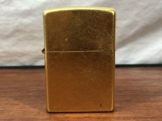 Vintage Collectible Zippo B 03 Brass Cigarette Lighter Made In U.  S.  A.