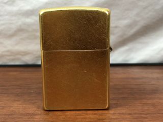 Vintage Collectible Zippo B 03 Brass Cigarette Lighter Made In U.  S.  A. 3