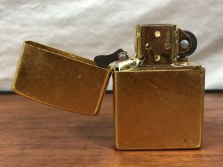Vintage Collectible Zippo B 03 Brass Cigarette Lighter Made In U.  S.  A. 5