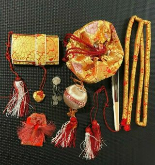 Junk Drawer,  Japanese Vintage Goods,  Small Ornaments For Girls Kimono S050906