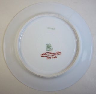 Antique BREAD PLATE York Yacht Club & Fred Thurber China Porcelain 4