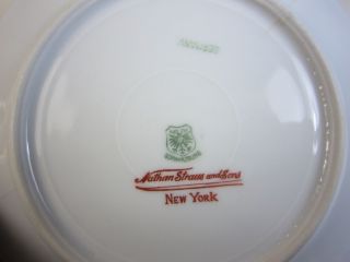 Antique BREAD PLATE York Yacht Club & Fred Thurber China Porcelain 5