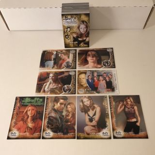 Buffy The Vampire Slayer The 10th Anniversary (2007) Complete Trading Card Set