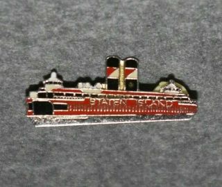 Vintage Staten Island Ferry Pin - Vgc - Collectible York History