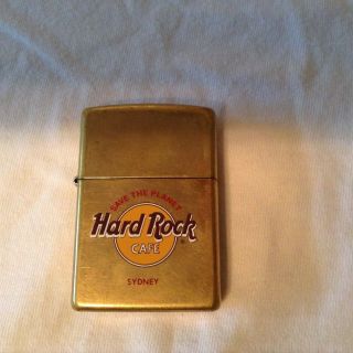 Rare 1995 Zippo Lighter Hard Rock Cafe Sydney Australia