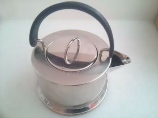 Bodum C.  Jorgensen Tea Kettle Pot Inox 18/1o Made In Italy Stainless Steel